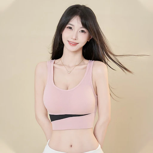 Title 4, Plus Size Sports Bra Womens Shock-proof Vest W...