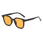 Black framed orange slice