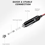 Cabo Extensor para Acendedor de Cigarro 12V 24V Veicular – Aumente o Alcance e Carregue Dispositivos no Carro com Segurança e Facilidade — foto 2