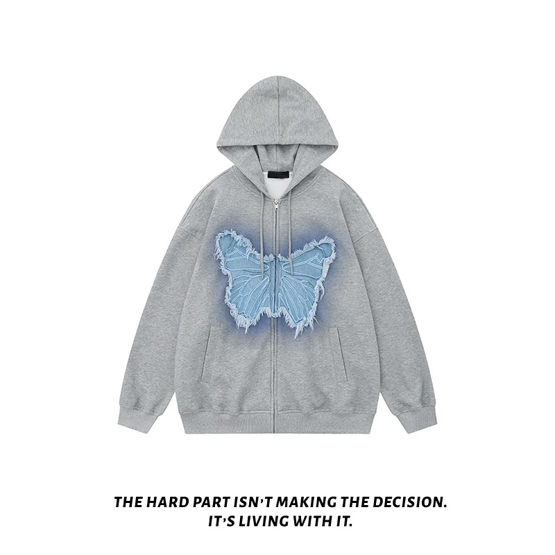Title 6, Retro Butterfly Patch Cardigan Sweater for Wome...