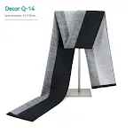 Men's Striped Winter Warm Artificial Cashmere Scarf. Stay warm and stylish with this soft, comfortable, and cozy scarf p — photo 20