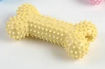 Brinquedo para cães Osso TPR para morder Treinamento de mordida Molar perfurante em formato de osso Resistente para higiene bucal canina — foto 2