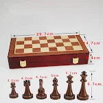 Xadrez Europeu Liga Metálica Competitivo Educacional Brinquedo Tabuleiro Dobrável ideal para desenvolver habilidades estratégicas. — foto 4