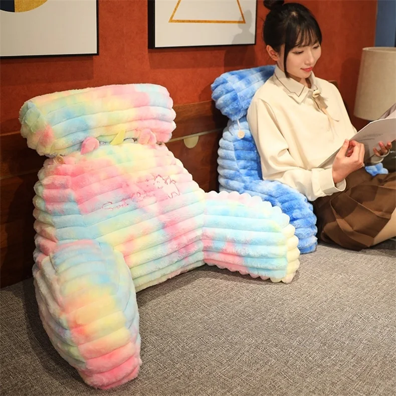 Title 10, Colorful Tie-dyed Cartoon Lumbar Support Pillow...