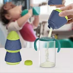 Caixa portátil para leite em pó de bebê, grande capacidade, à prova de vazamento, perfeita para viagens e passeios — foto 7