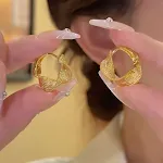 Woven Twisted Small Earrings
