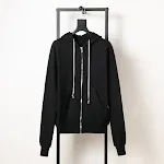 Casaco de moletom com capuz americano para homens, casual, solto e fashion. Manga longa, ideal para um visual confortável e moderno no dia a dia. — foto 5