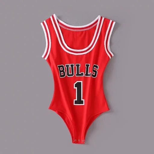 Title 1, Dames badpak met letterprint, bikini, tanktop e...