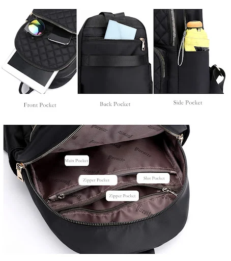 Title 10, Womens Backpack for everyday use, work or trav...
