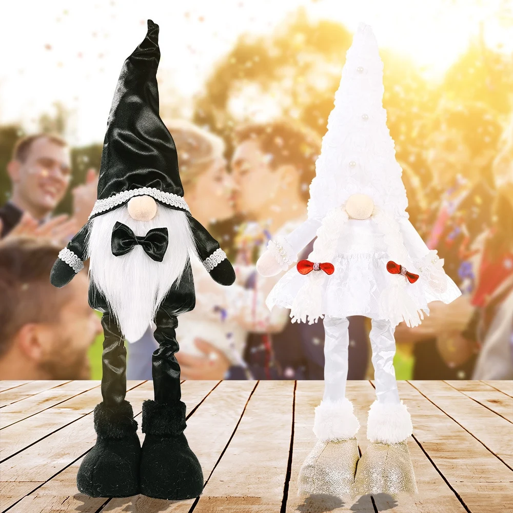 Enfeites de boneca retráteis Rudolf para casa sem rosto, decoração natalina que estica, fácil de pendurar e enfeitar, adicione alegria festiva ao lar! — foto 10
