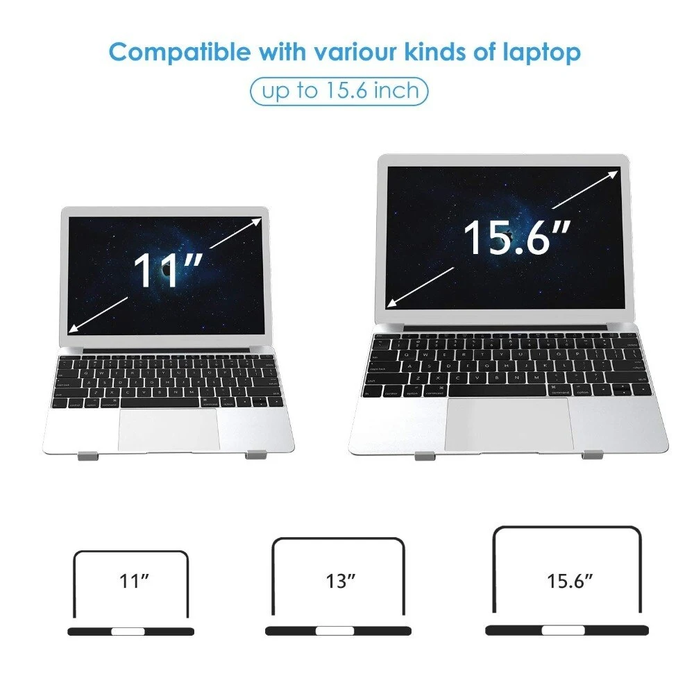 Title 3, Suporte para notebook de alumínio, ergonômico e...