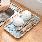 Household Rectangular Plastic Double Drain Tray for easy washing and drying of dishes, fruits, and vegetables in your ki — photo 4
