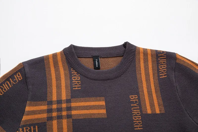 Title 5, New Mens Knitted Pullover Round Neck Undercoat...