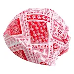 White background red papercut