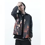 Giacca con stampa rock band per uomo e donna, stile personalità, perfetta per esprimere la tua passione musicale e un look unico. — foto 4