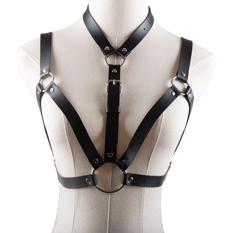Title 8, Corsete PU bondage punk europeu e americano. Re...