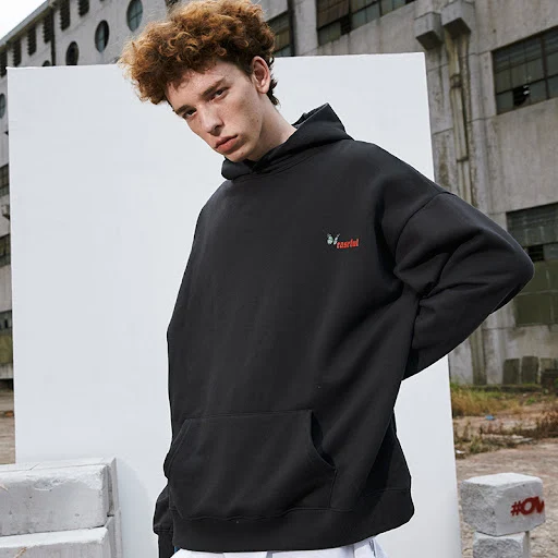 Title 3, Cactus print plus fleece hooded sweatshirt