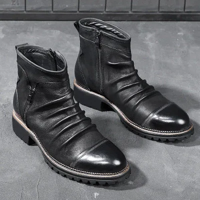 Title 3, Heren leren schoenen, cowboylaarzen en Martin b...