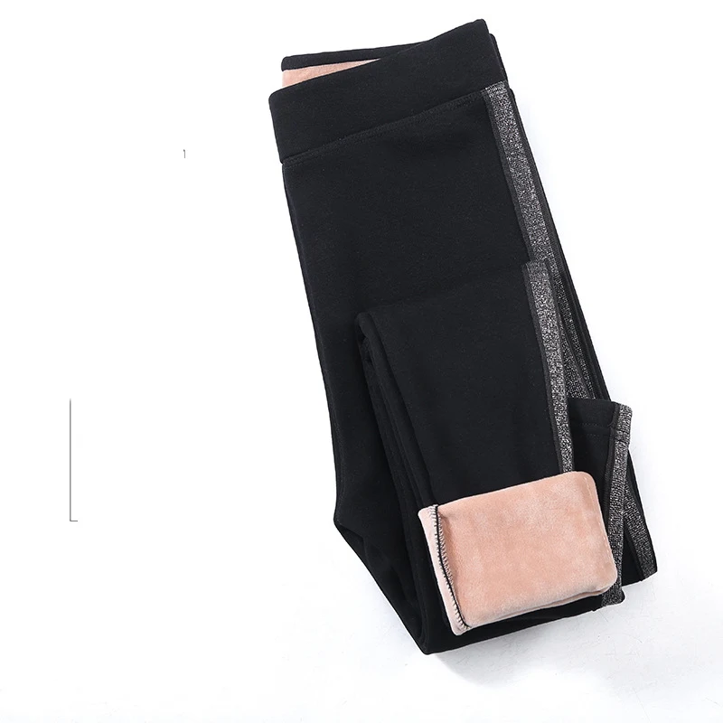 Title 6, Womens Sports Cotton Plus Velvet Leggings, war...