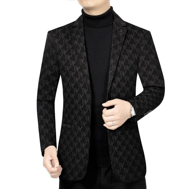Title 6, Giacca da abito da uomo business slim fit, eleg...