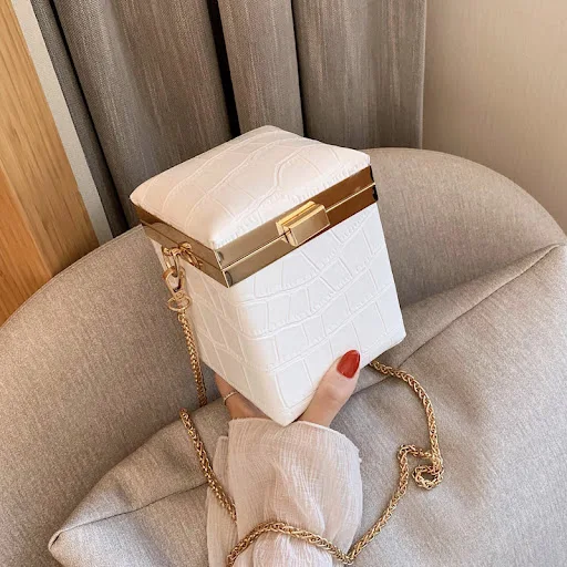 Title 3, Box Small Bag Female Retro Stone Pattern Smal...