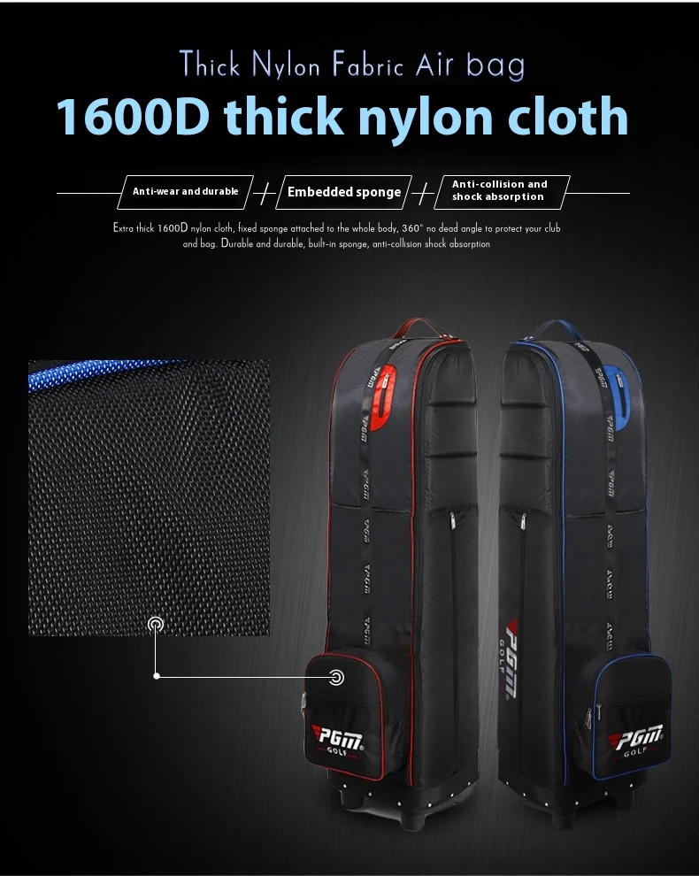 Title 6, Bolsa de aviação em nylon espesso com cadeado d...