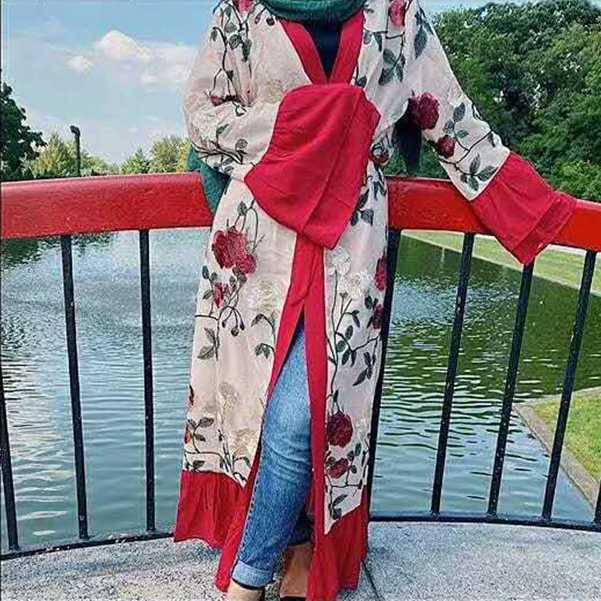 Title 4, Middle Eastern Embroidered Patchwork Cardigan