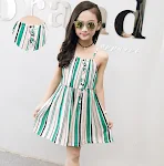 Vestido floral de algodão e seda coreano de verão para meninas grandes, saia de praia infantil, ideal para o verão, leve e confortável, perfeito para a praia. — foto 13