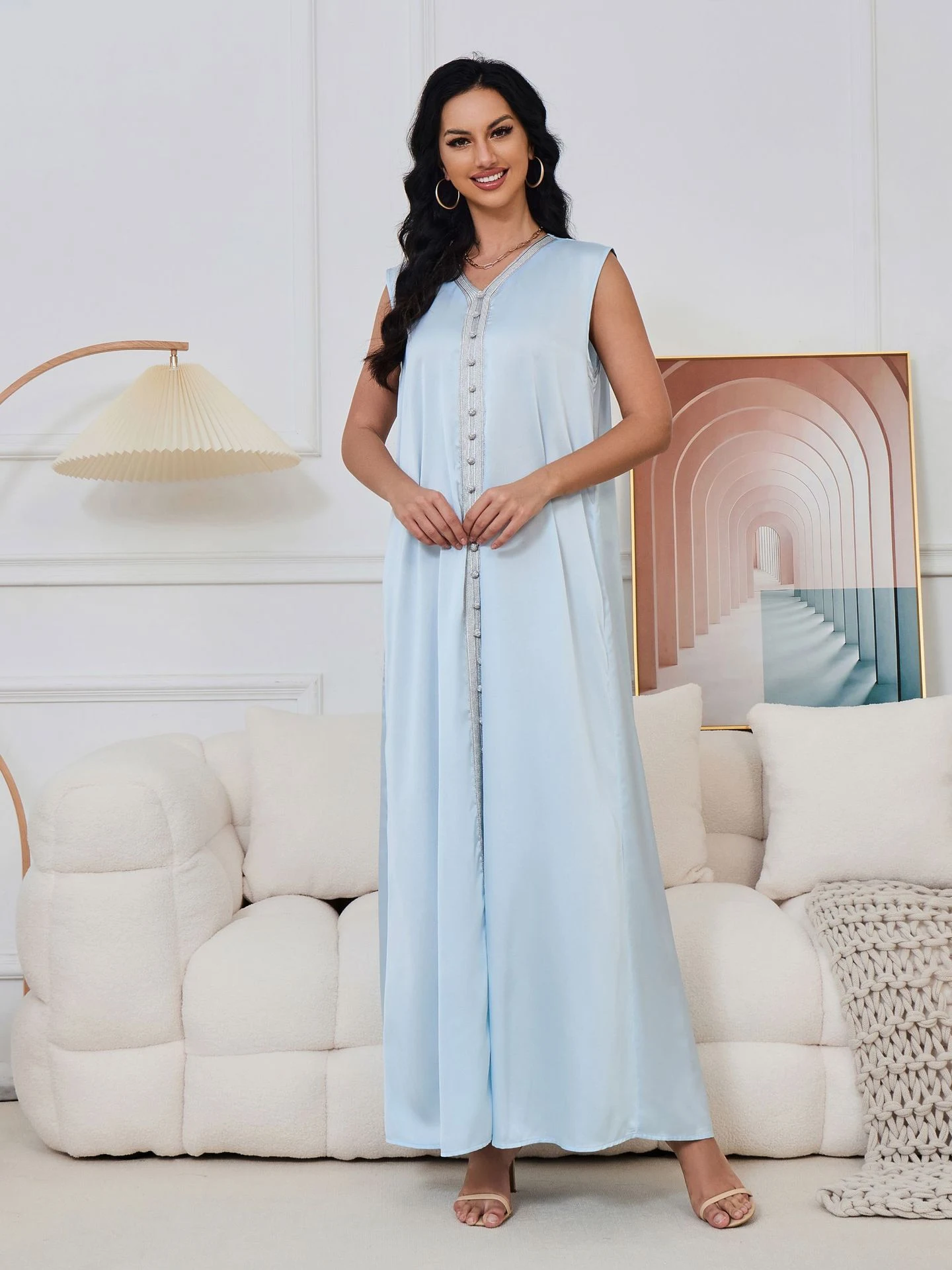 Title 22, Middle East Womens Muslim Dress Elegant Dress