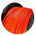 Deep orange PLA