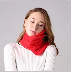 U-Shaped Neck Pillow with Custom Neck Scarf, Travel Pillow for Comfort and Support, Perfect for Long Journeys — photo 7