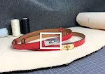 Red Silver Buckle