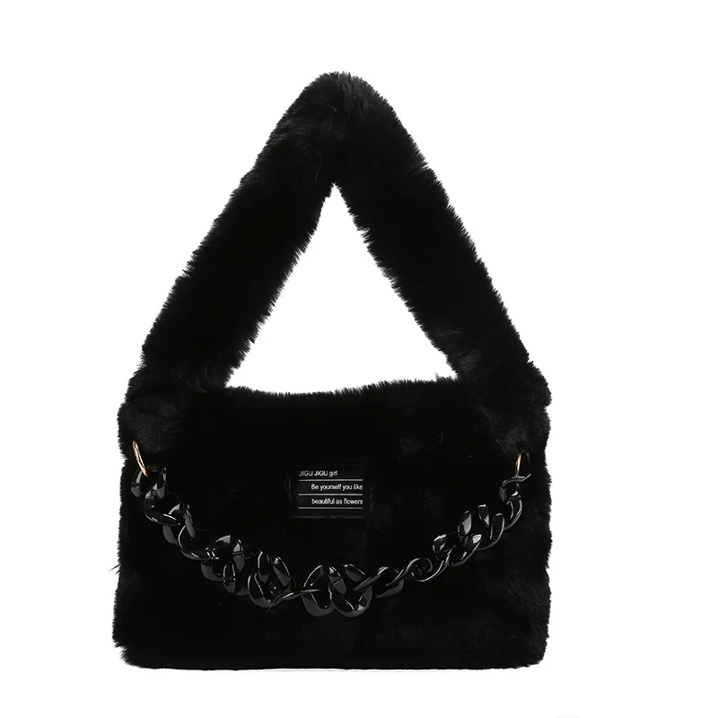 Title 12, Borsa a catena in acrilico di lusso da donna El...