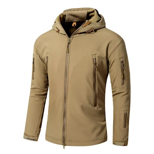 Title 7, Jaqueta de Fleece Soft Shell Grande Camuflada Q...