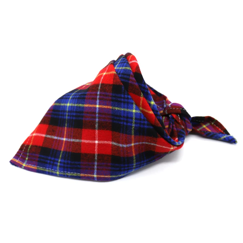 Title 8, 30/50pcs Dog Bandanas 100% Cotton Plaid Collar ...