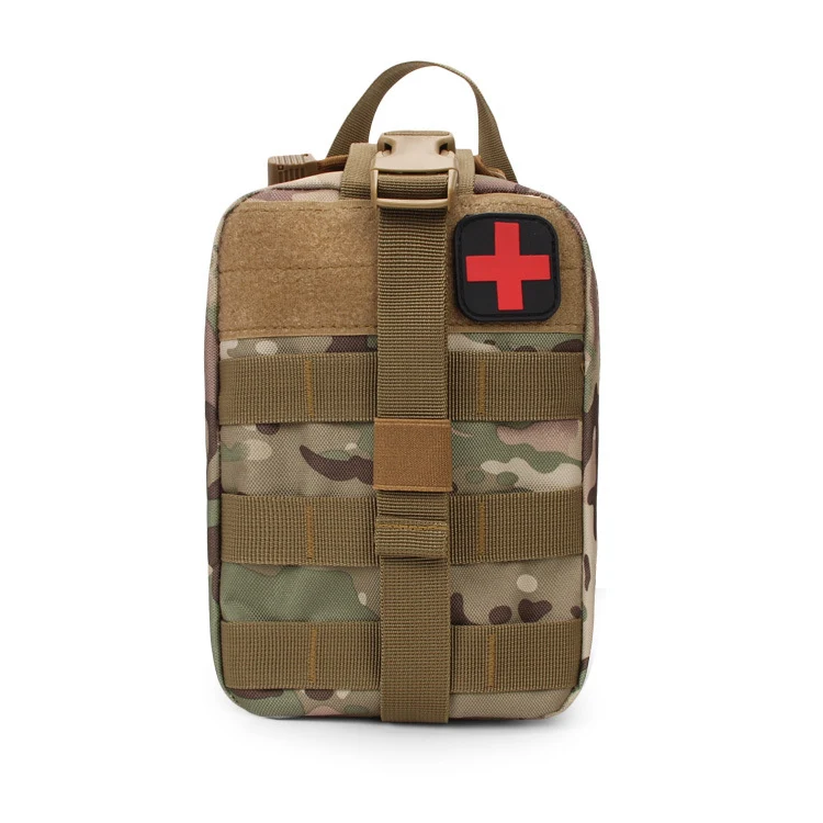 Kit de Primeros Auxilios Táctico en Cintura, Bolsa de Emergencia Impermeable para Viajes, Supervivencia, Rescate, y Camping. — foto 3