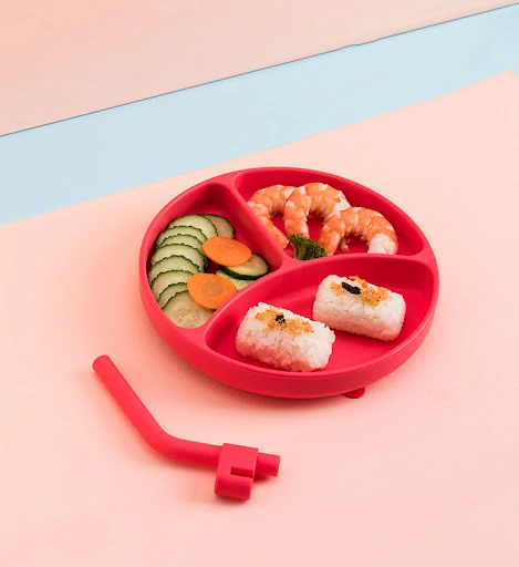 Title 5, Baby Dinner Plate Silicone Suction Cup Set Chil...