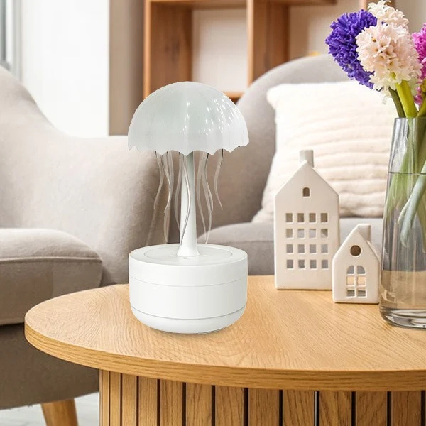 Jellyfish Humidifier Fragrance Diffuser with Colorful Night Light. Heavy Fog Essential Oil Diffuser for Home Bedroom Off — photo 2