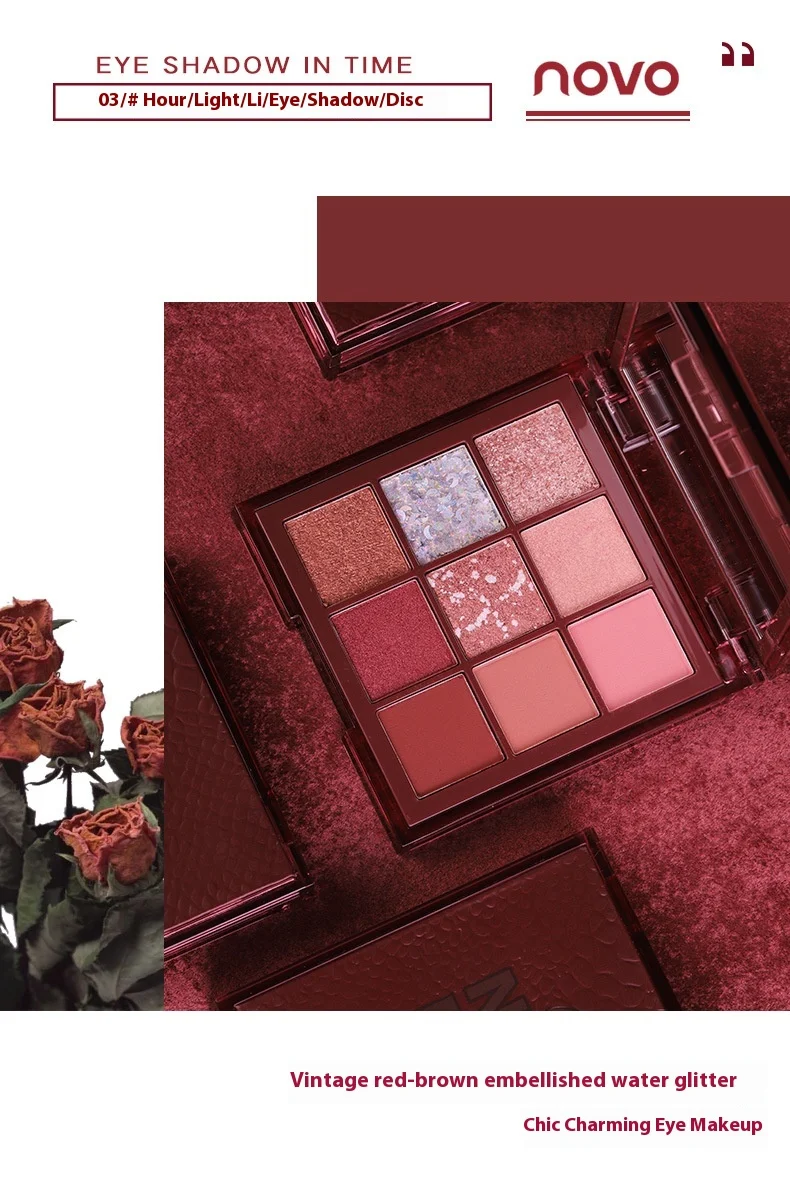 Title 9, 9 Farben Lidschatten Palette, matt schimmernd, ...