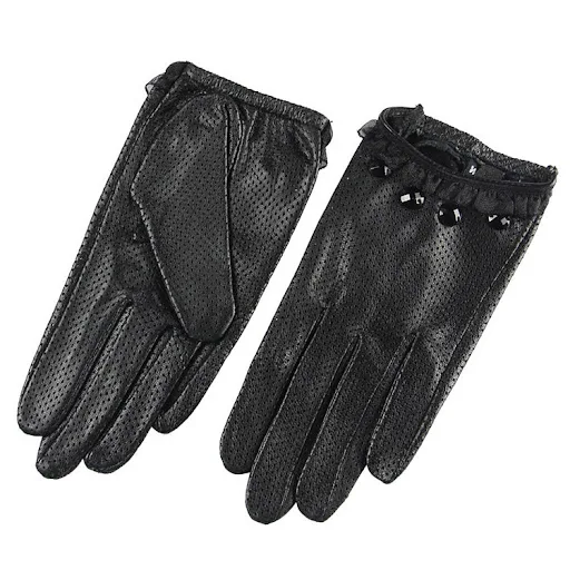 Title 2, Ladies Sheepskin Perforated Breathable Single L...