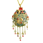 Colar Yuyue Gantry dourado com eletrodeposição para clavícula, um acessório elegante que realça seu colo com brilho e sofisticação. — foto 1