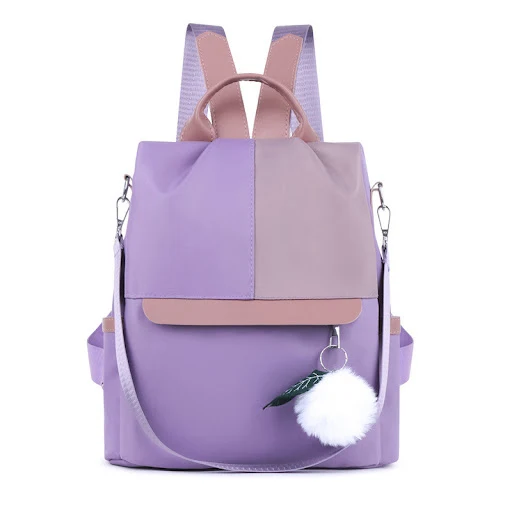 Title 5, Mochila Feminina Oxford Fashion com Cores Contr...