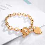 Titanium staal dames armband liefde armband — foto 3