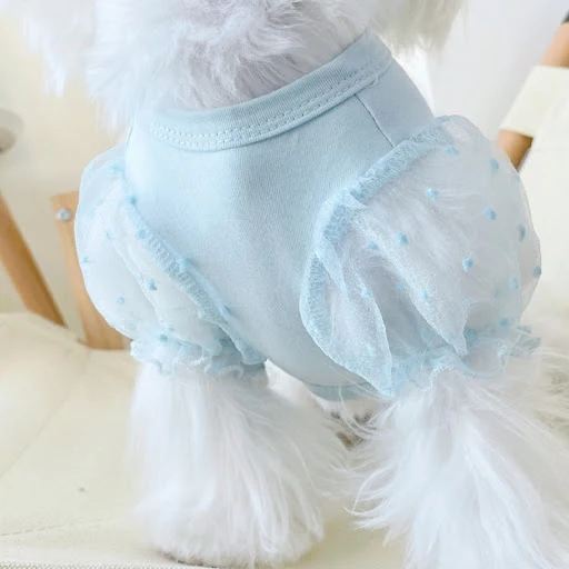 Title 4, Mesh puffmouw huisdierkleding voor puppys, hon...