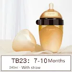 Silicone baby bottle