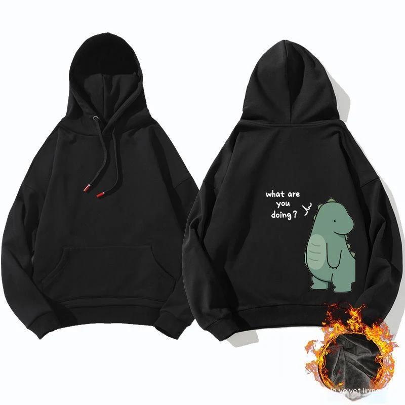 Casaco Acolchoado de Fleece de Inverno Design de Nicho Roupas Confortáveis e Quentes Perfeito para o Inverno Oferece Calor e Estilo — foto 10
