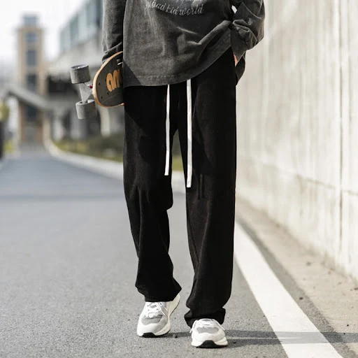 Title 6, Mens Fashion Corduroy Casual Pants Comfortable...