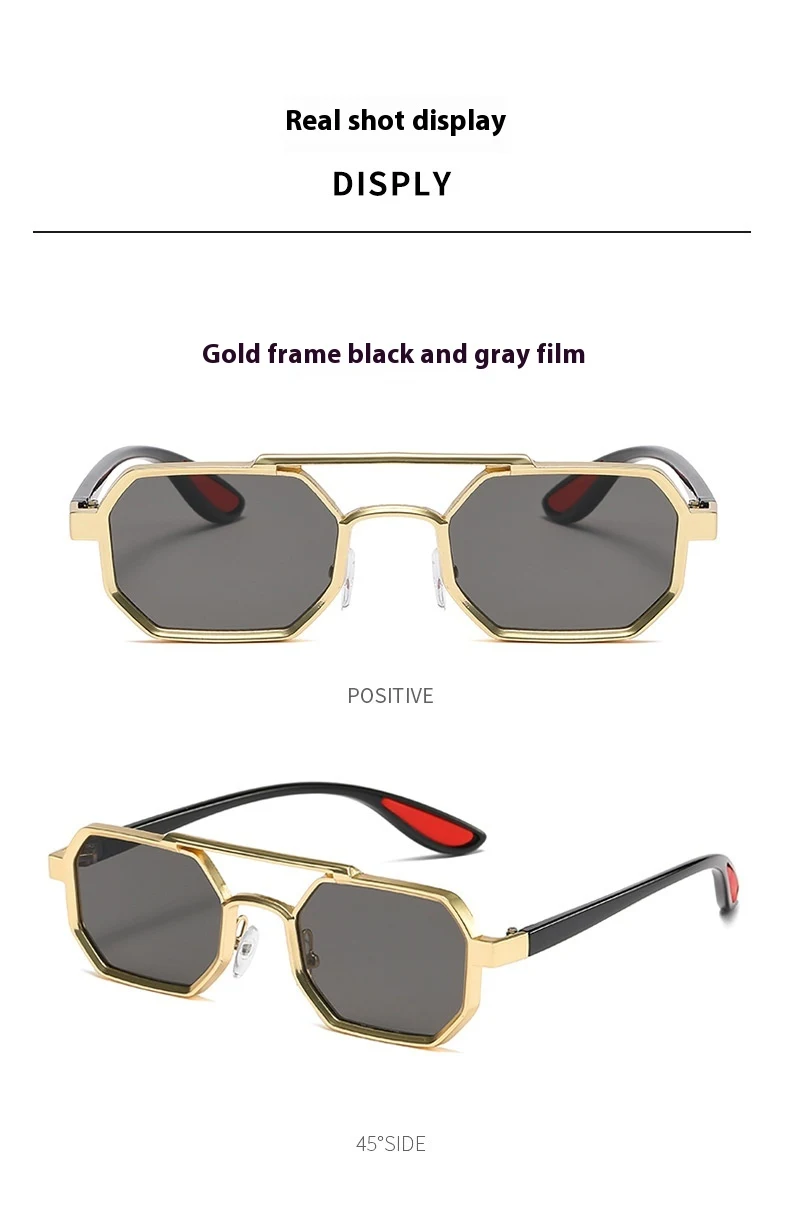 Title 9, Gafas de sol metálicas de moda con montura gran...