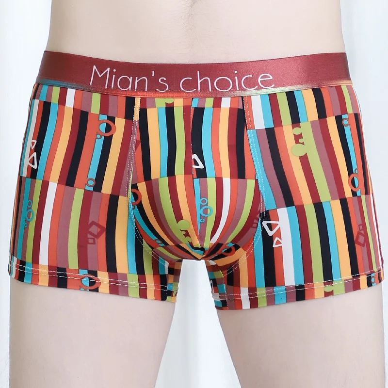 Title 15, Ice Silk Mens Underwear Comfort Printing Short...