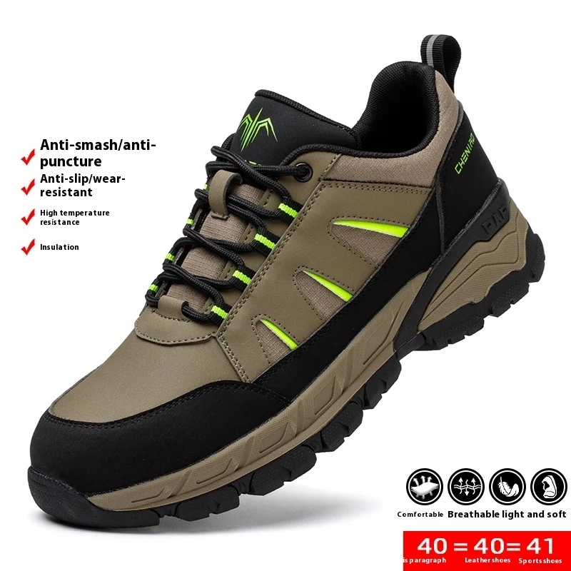 Title 4, Leichte Schweißerschuhe mit Stahlplatte. Schütz...
